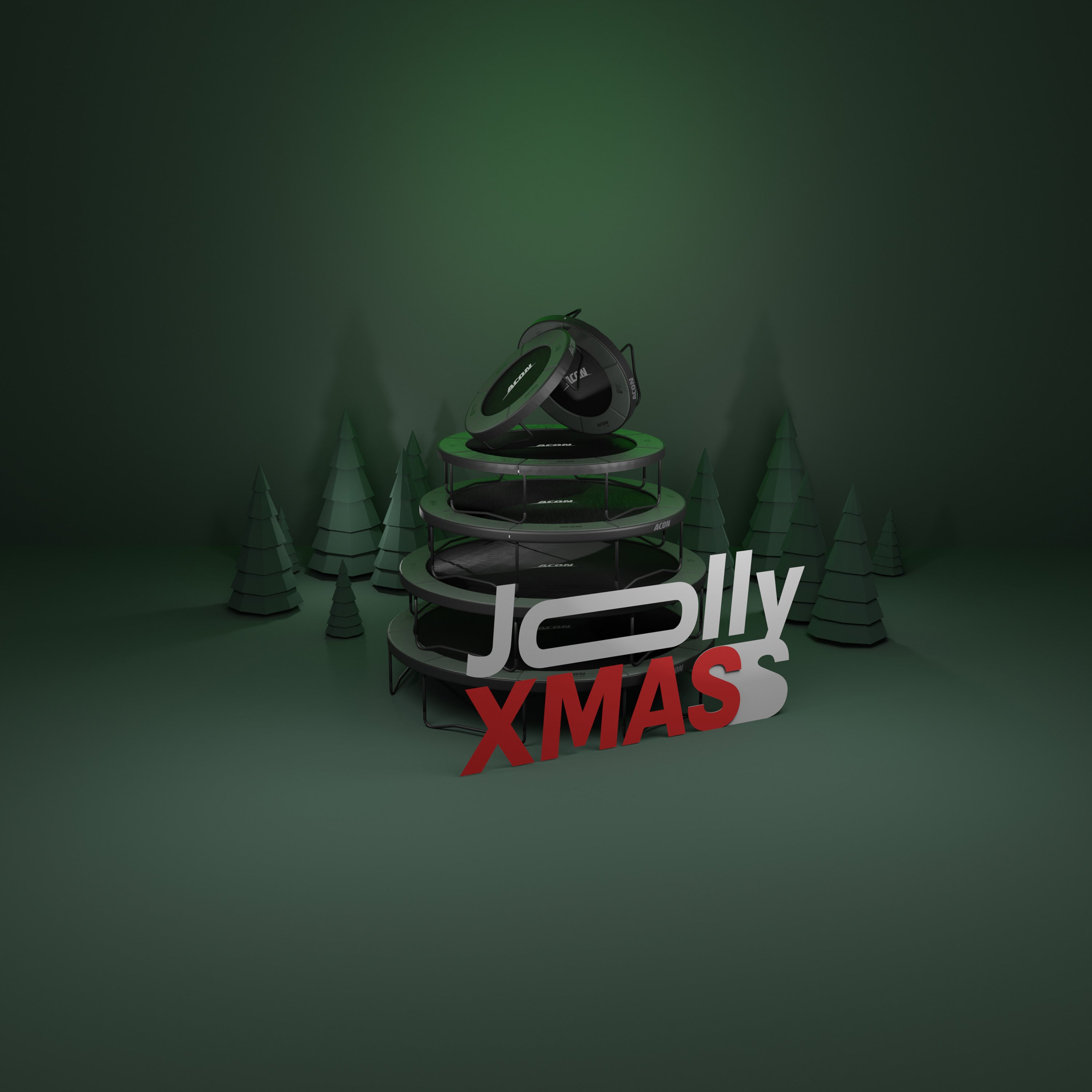 Jolly Xmas - arbre trampoline