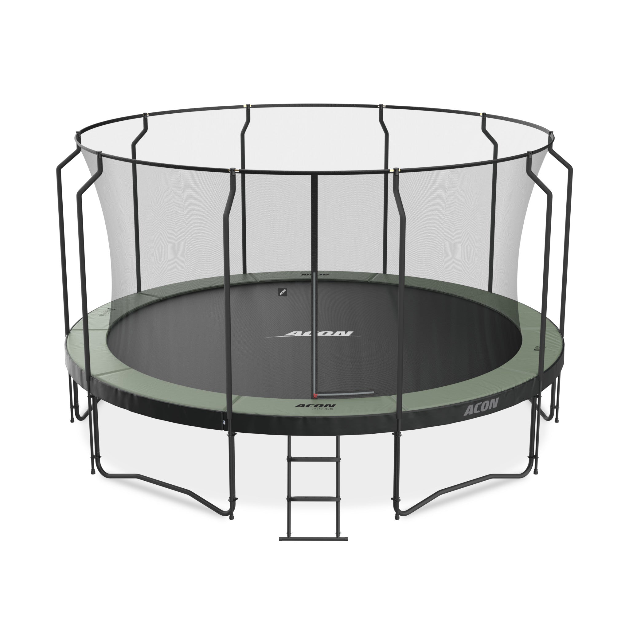 Trampoline ACON Air 4,6m avec enceinte Premium et échelle.