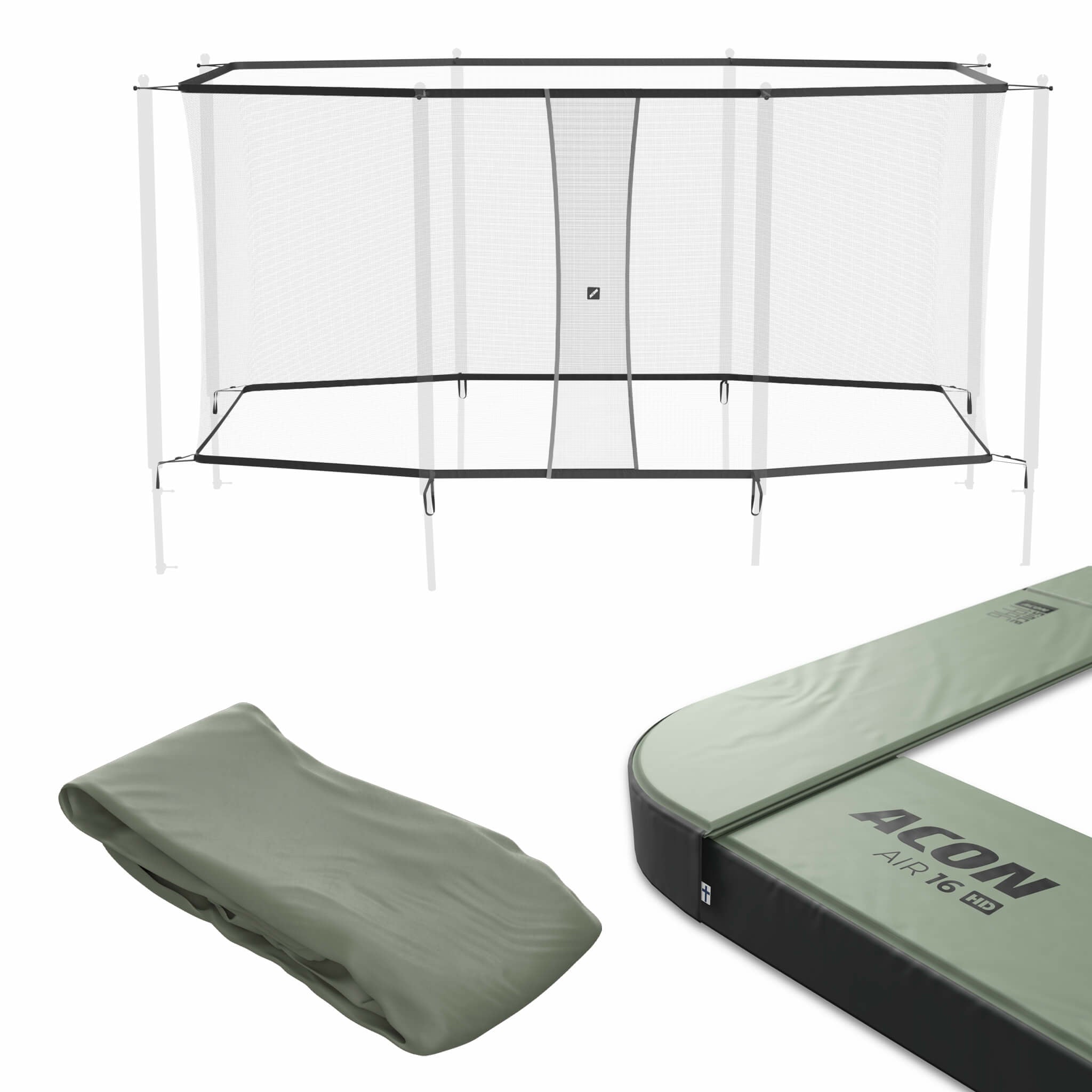 Kit de remise à neuf sécurité pour trampolines rectangulaires & 11801-16HD