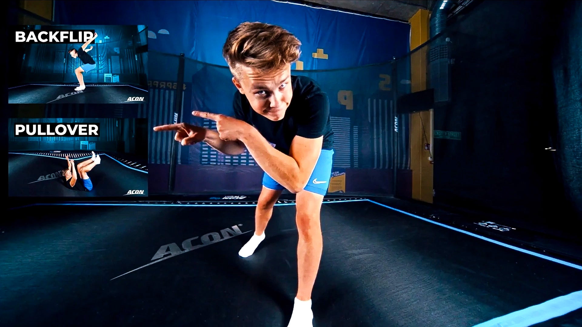 Guide vidéo de figures sur trampoline