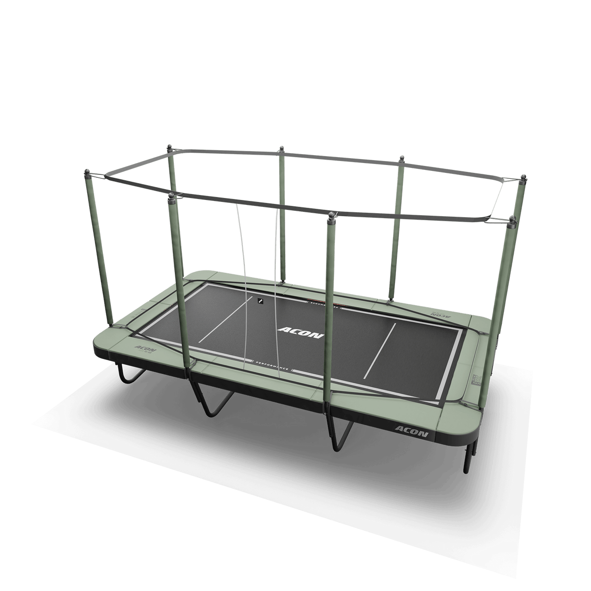 Trampoline Mat Performance installé sur le trampoline Acon 16HD