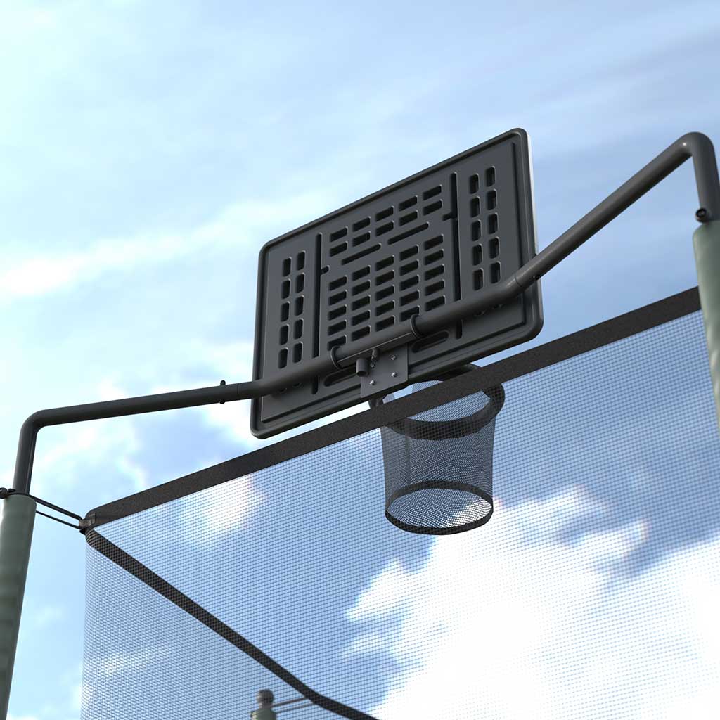 Panier de basket ACON pour trampolines rectangulaires.