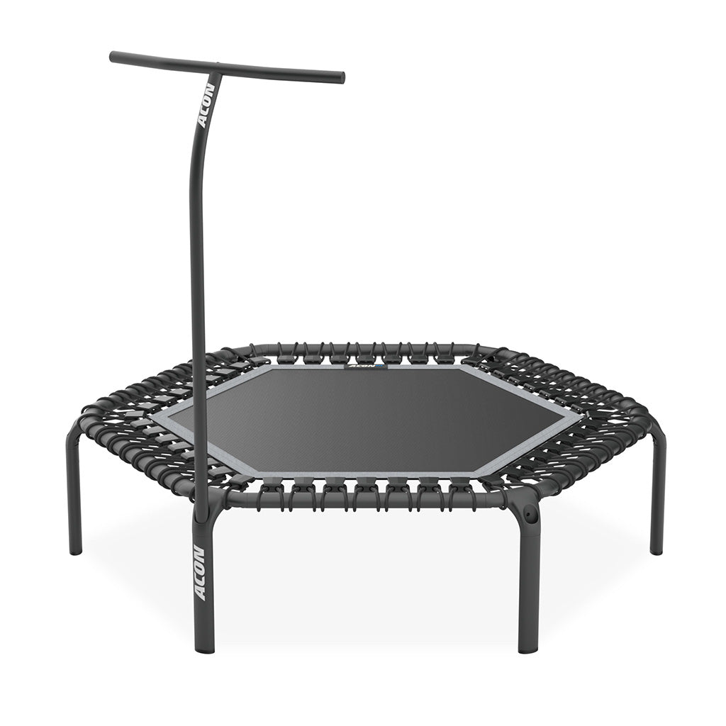 Guidon noir pour trampoline ACON FIT attaché au trampoline Hexagone FIT