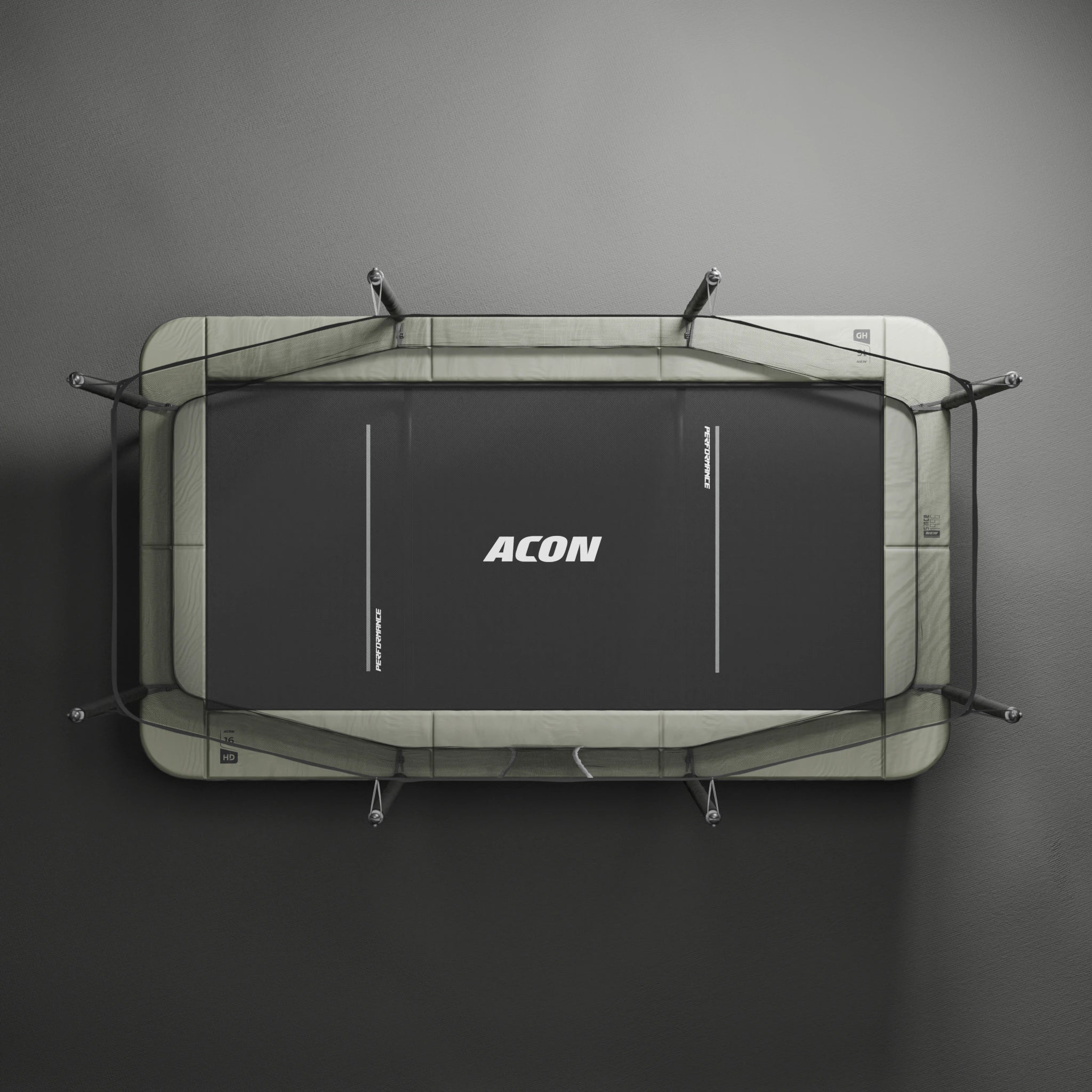 Vue aérienne du Acon 16HD PRO.