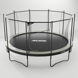 ACON Air 4,6 m Trampoline rond avec filet de sécurité et échelle
