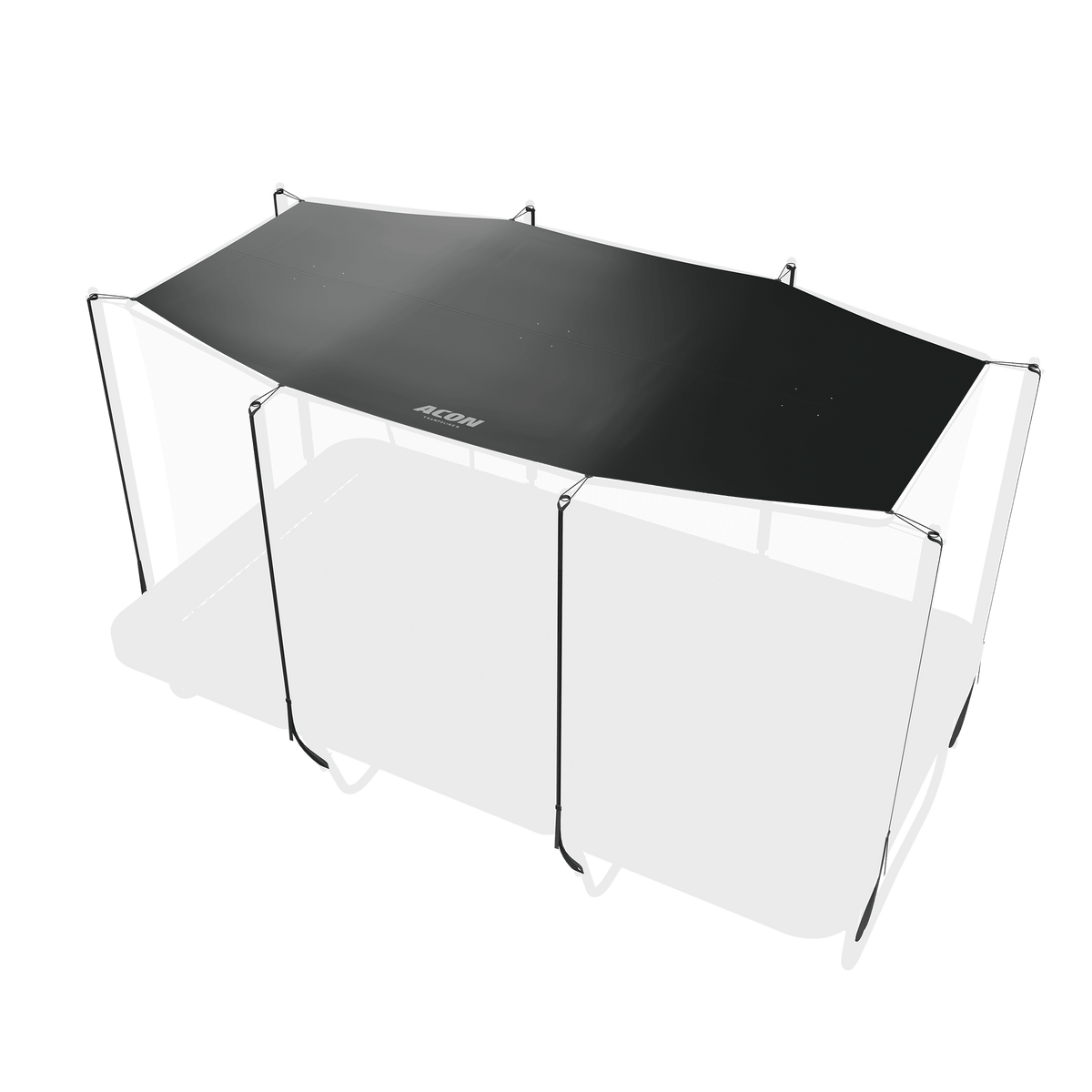 Voile d’ombrage ACON HD pour trampolines rectangulaires (1)
