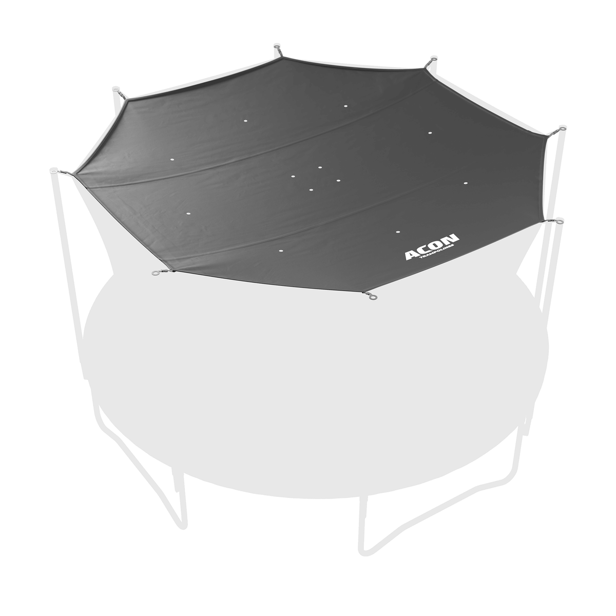 Enfants jouant sur un trampoline rond Acon Air.