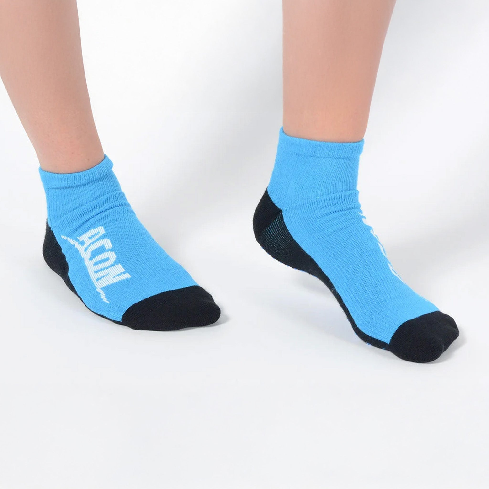 Chaussettes pour trampoline ACON vues de face.