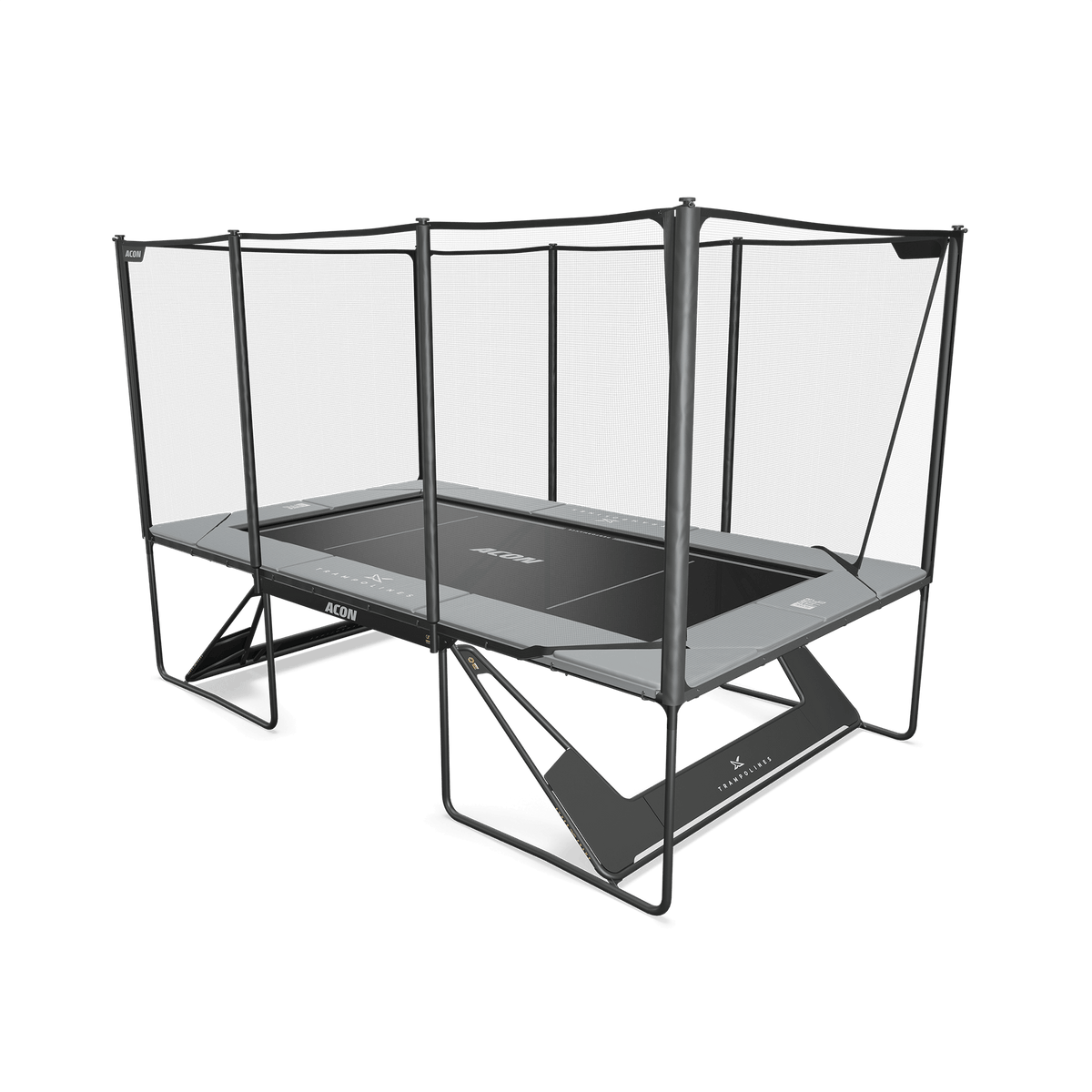 mage du tapis Performance installé sur un trampoline Acon X
