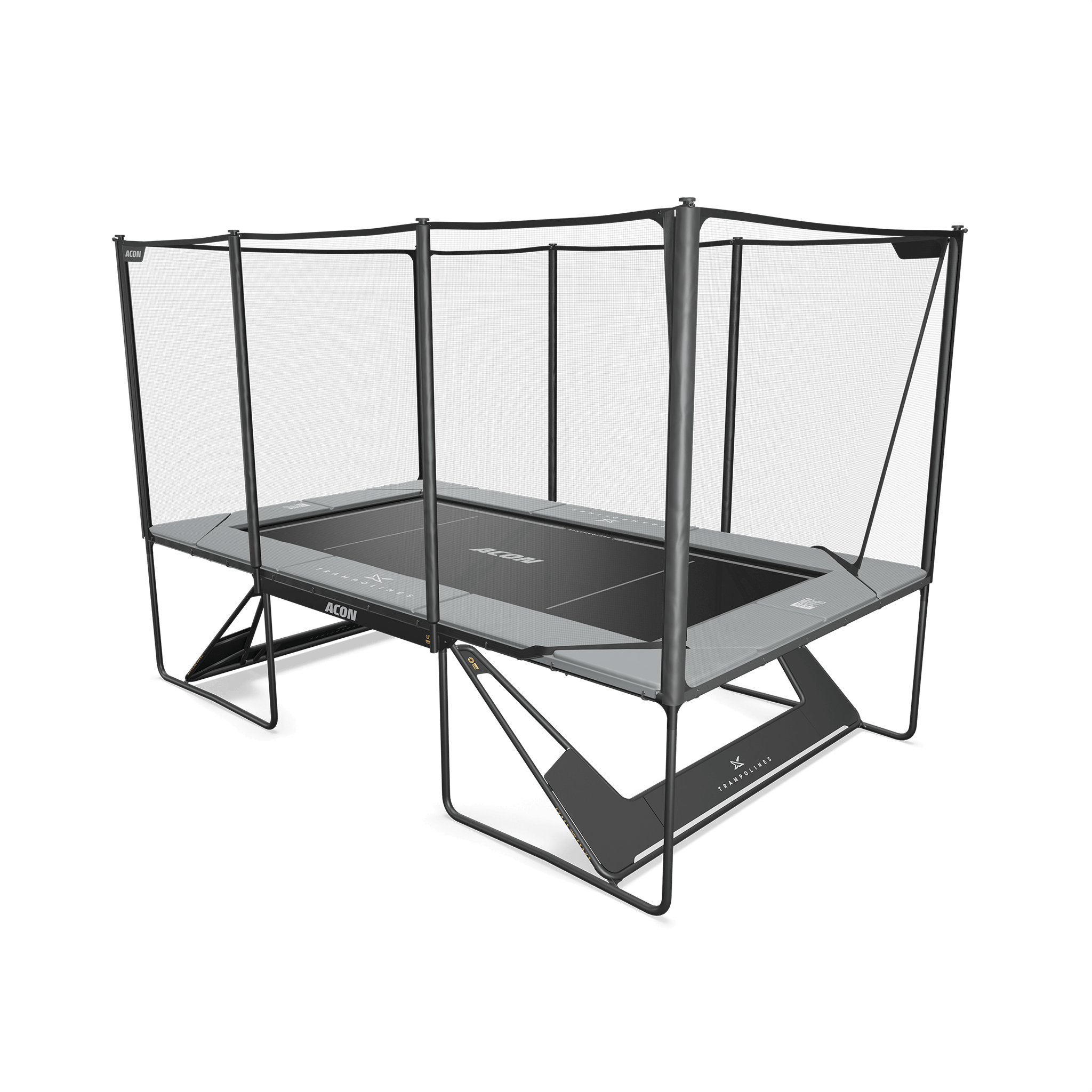 mage du tapis Performance installé sur un trampoline Acon X