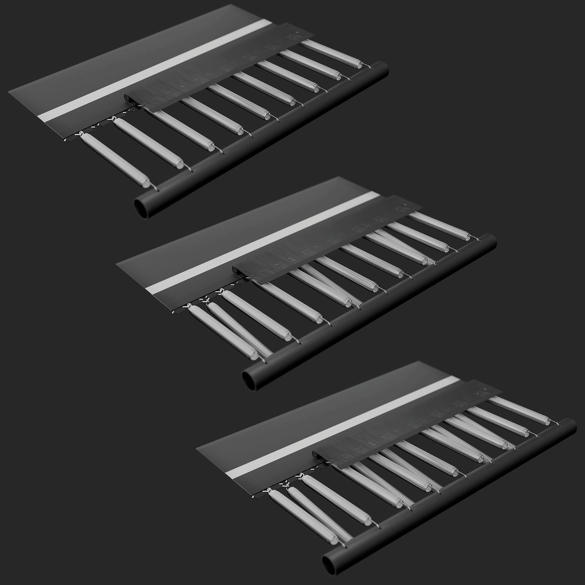 ACON X 17 Kit de 42 ressorts performance pour trampoline rectangulaire (3)