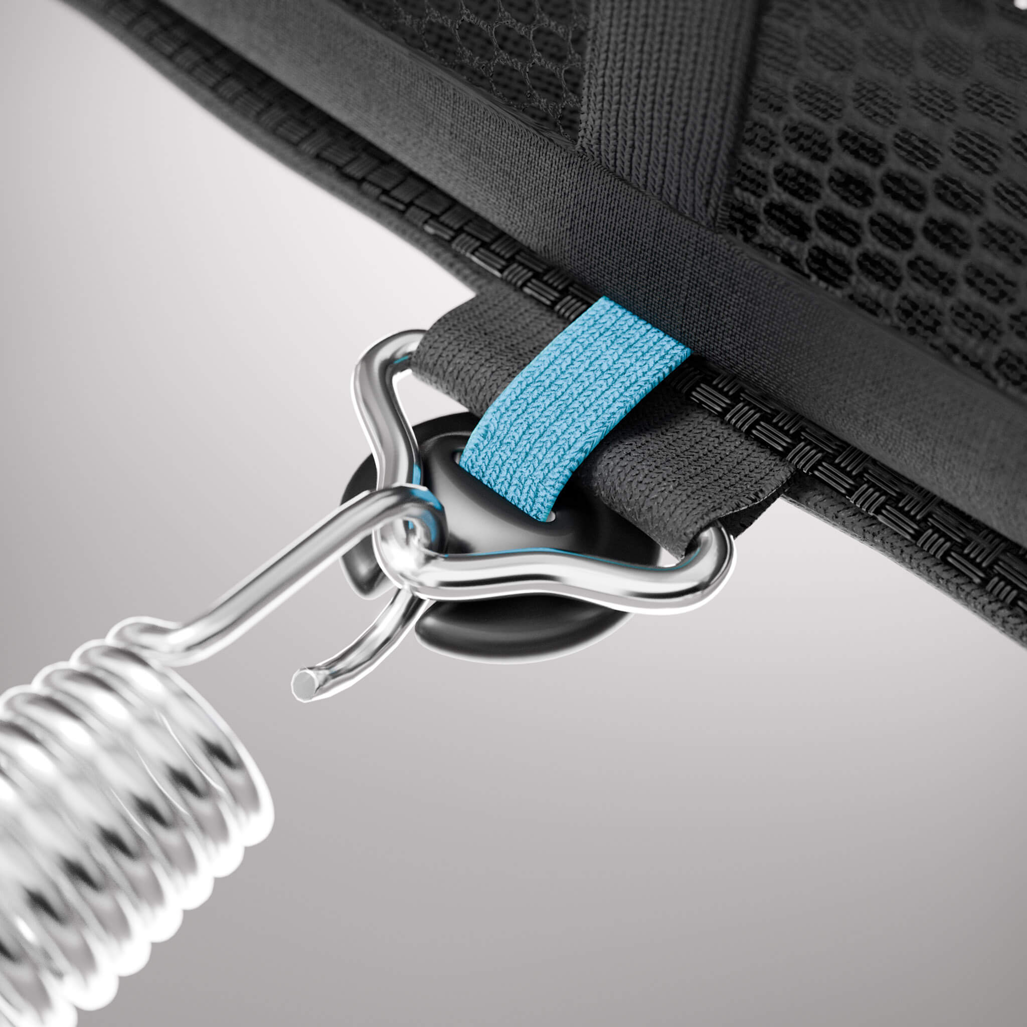 ACON Air 4,6 m Trampoline rond avec filet de sécurité et échelle (4)