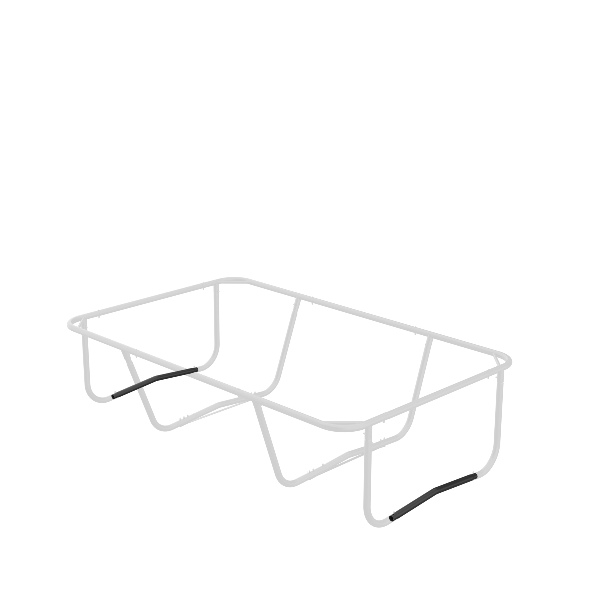 Tube de raccordement pour pied d’extrémité pour trampolines rectangulaires (1)