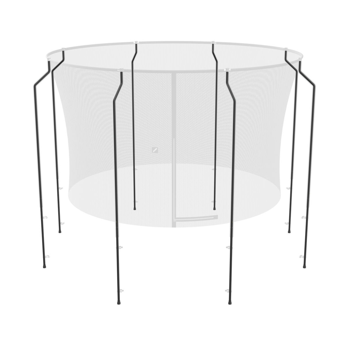 Placement des poteaux de l'enceinte premium