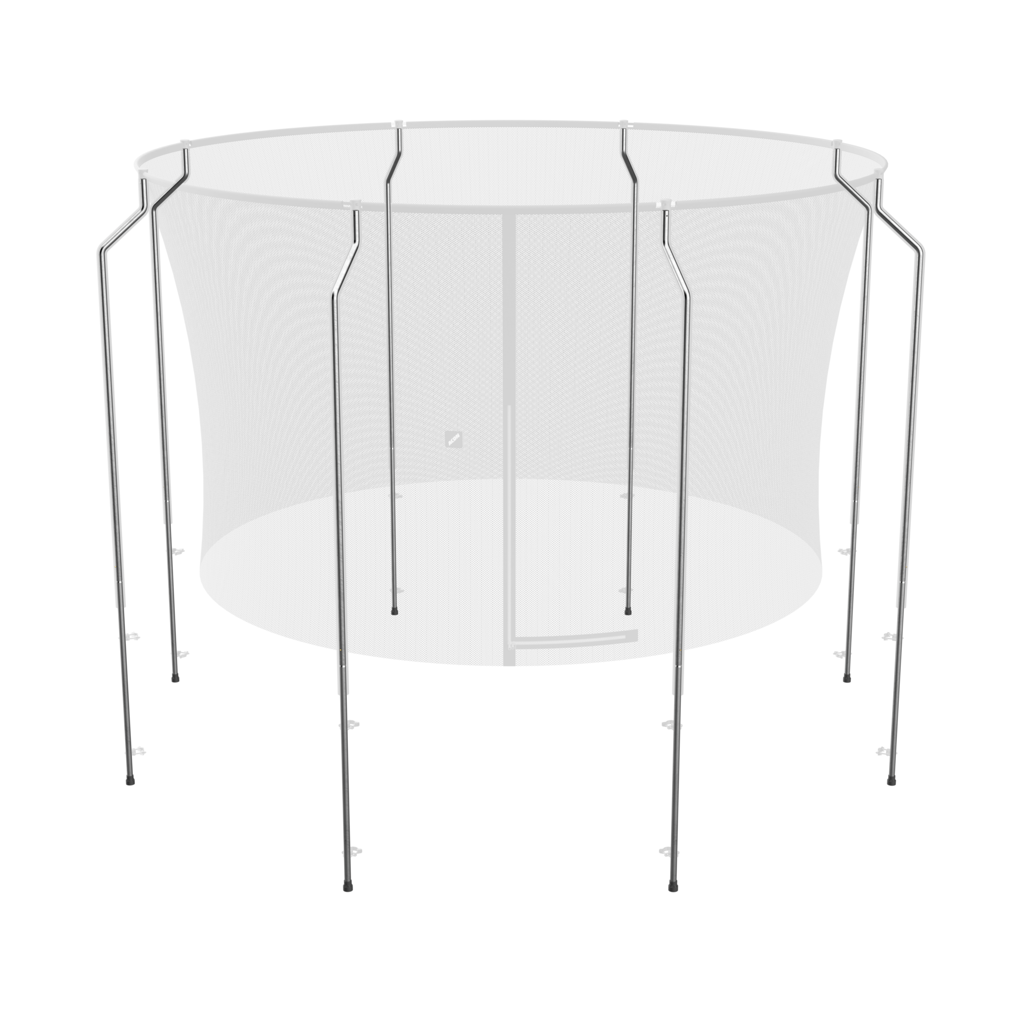 Une image qui met en évidence les poteaux de l'enceinte Premium sur l'enceinte