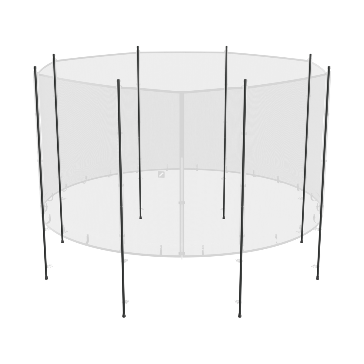 Image qui met en évidence les poteaux de l'armoire ACON Standard