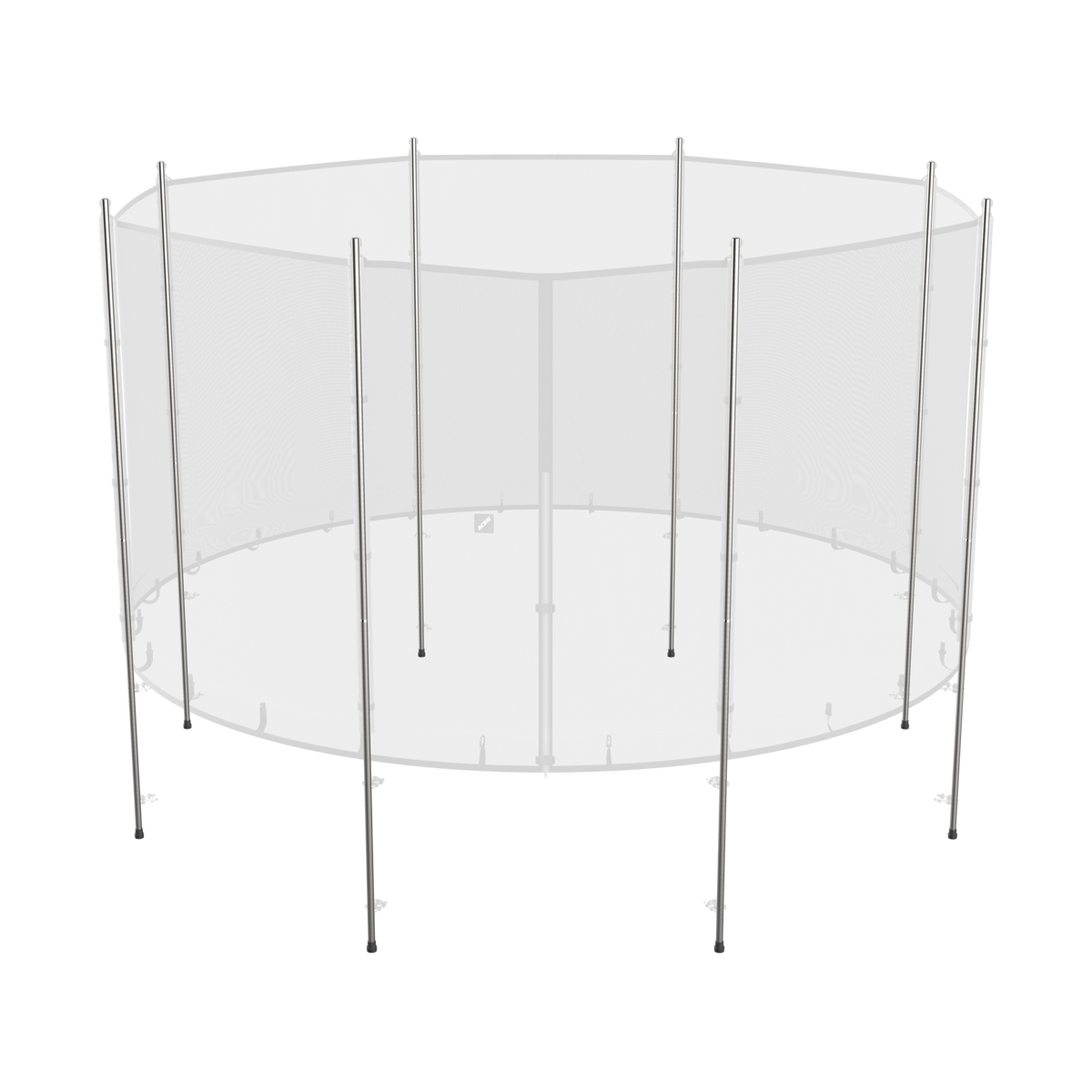 Image qui met en évidence les poteaux de l'armoire ACON Standard, Gris