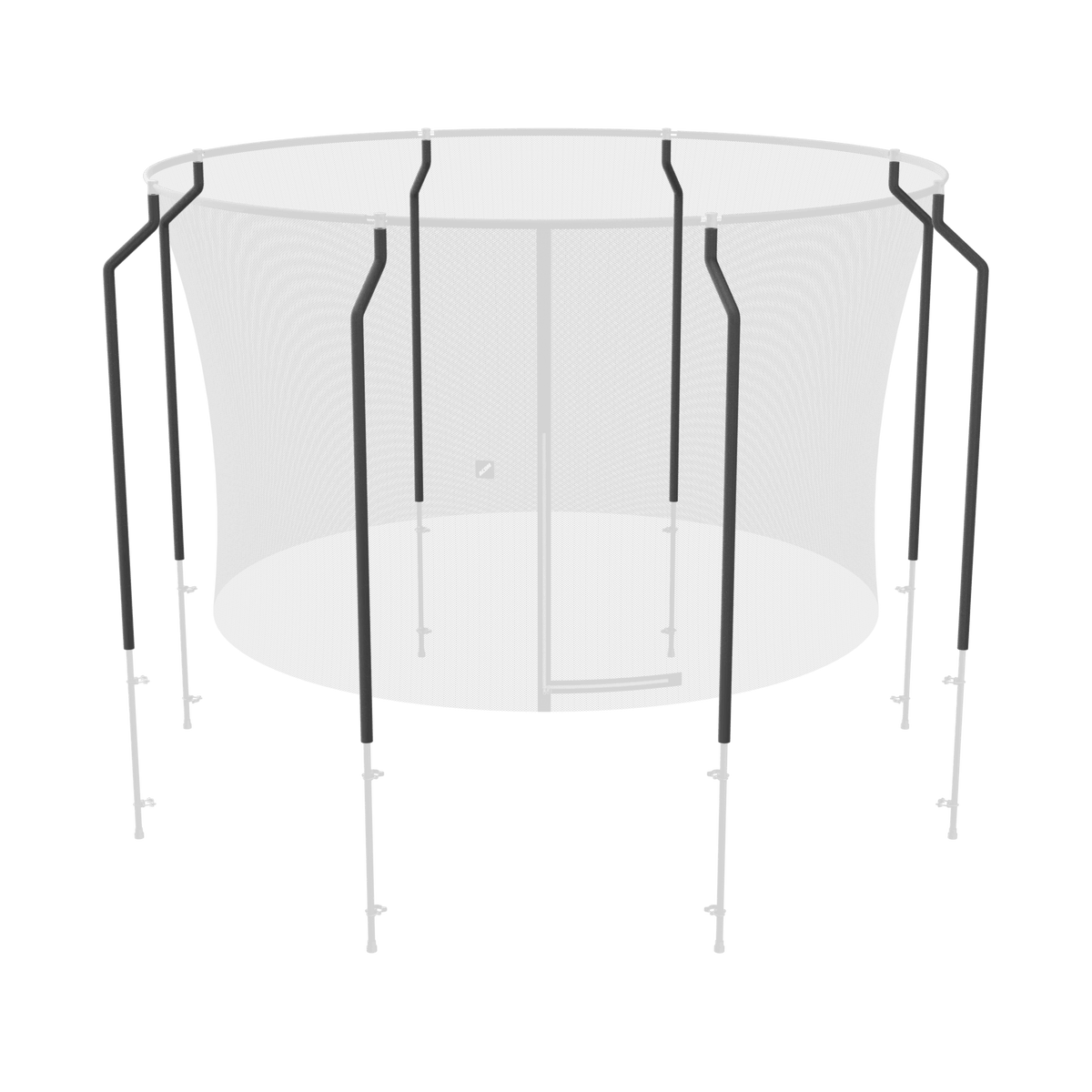 Une image qui met en évidence les positions des tubes de mousse sur l'enceinte ACON Premium.