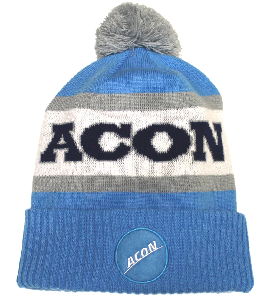 Bonnet de hockey ACON - bleu, noir, gris et blanc