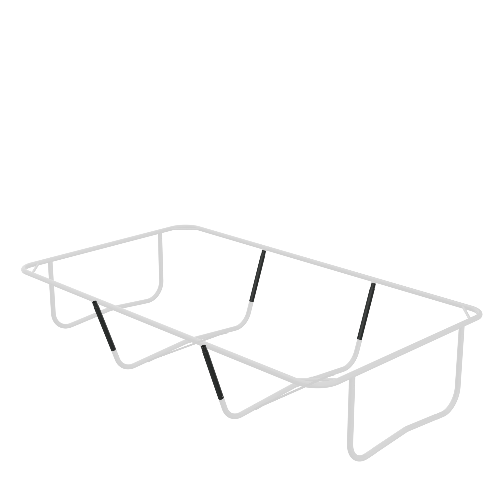 Une photo qui met en évidence l'extension de jambe pour le milieu du trampoline ACON 16 HD.