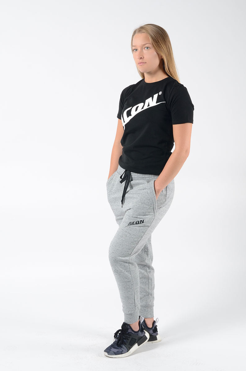 T-shirt ACON Regular, noir - gros plan