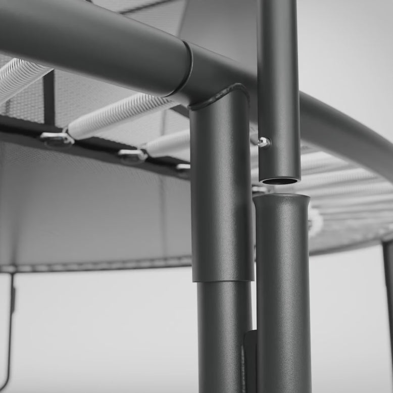 ACON Air 3,7 m Trampoline rond avec filet de sécurité et échelle