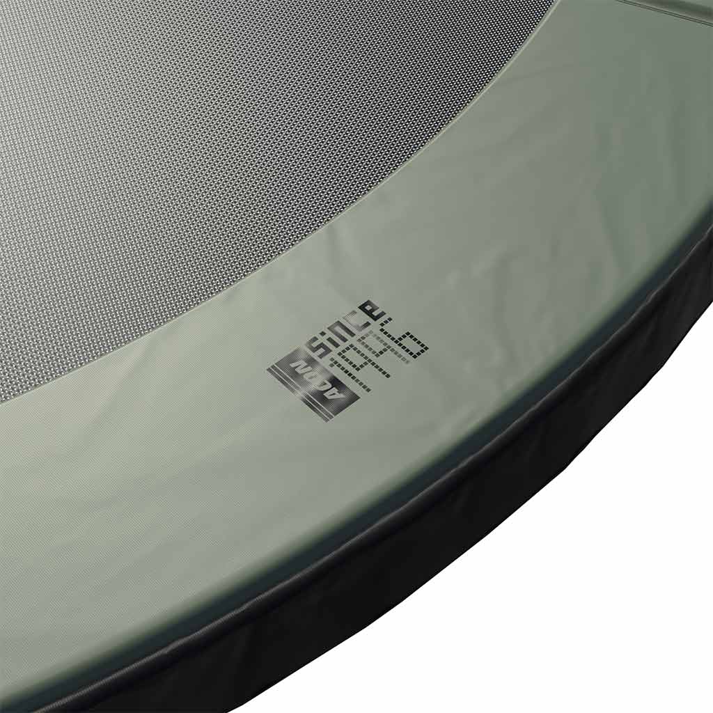 Cadre et ressorts installés du trampoline ACON Air.