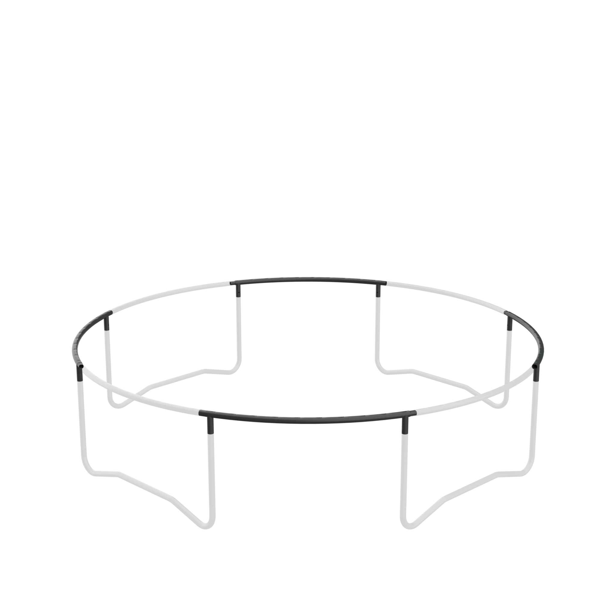 Trampoline ACON Air avec la barre supérieure et les prises pour les jambes mises en évidence