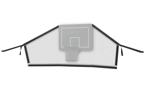 Panier de basket ACON Air avec filet arrière pour trampolines ronds Panier de basket ACON Air avec filet arrière pour trampolines ronds