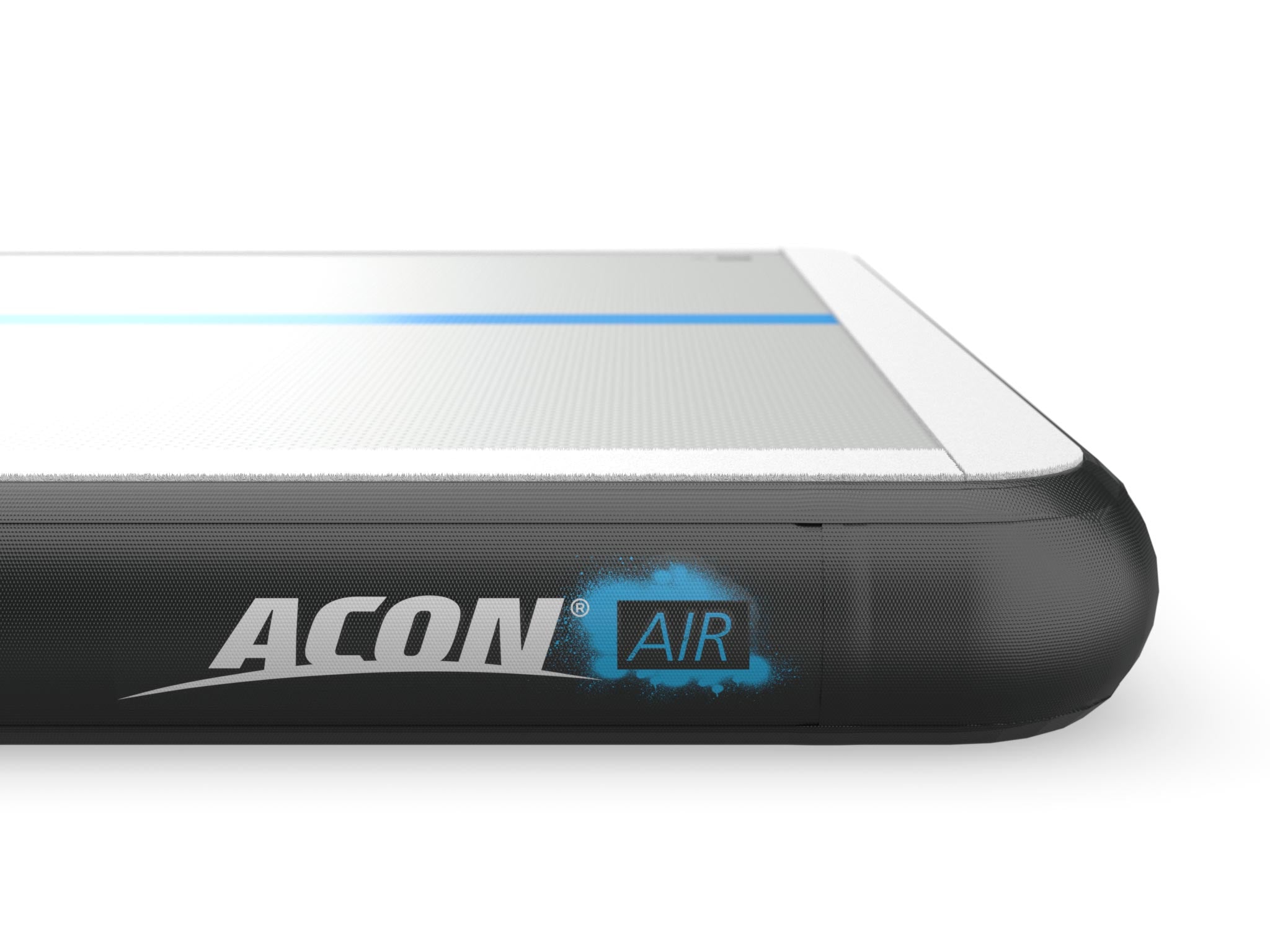 Grand modèle Acon Airtrack 4 m - Détail du logo ACON