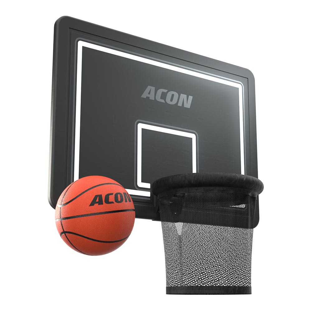 Panier de basket ACON pour trampolines rectangulaires.